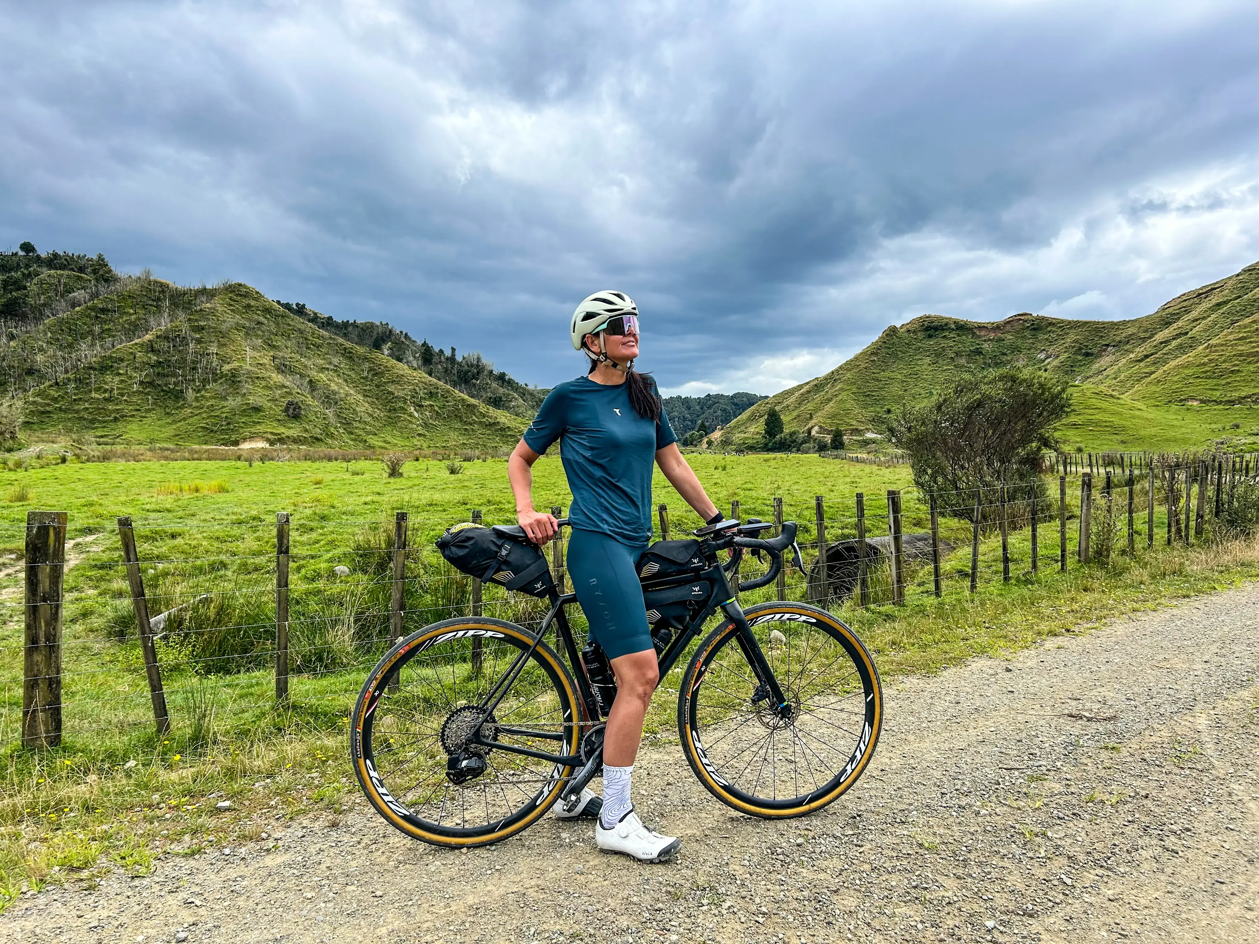 Perrine, bikepacking enthusiast