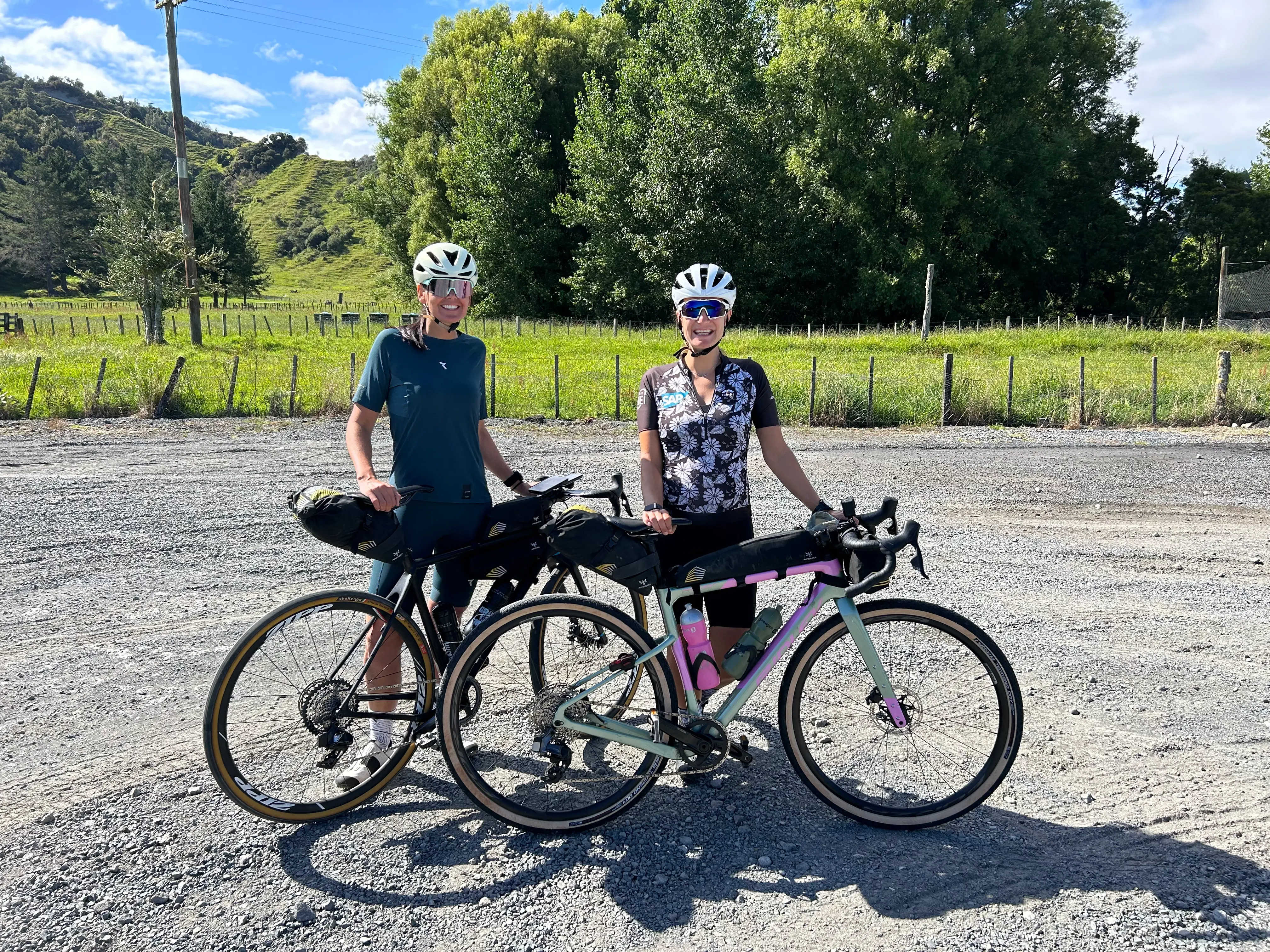Women's bikepacking introduction in Taranaki